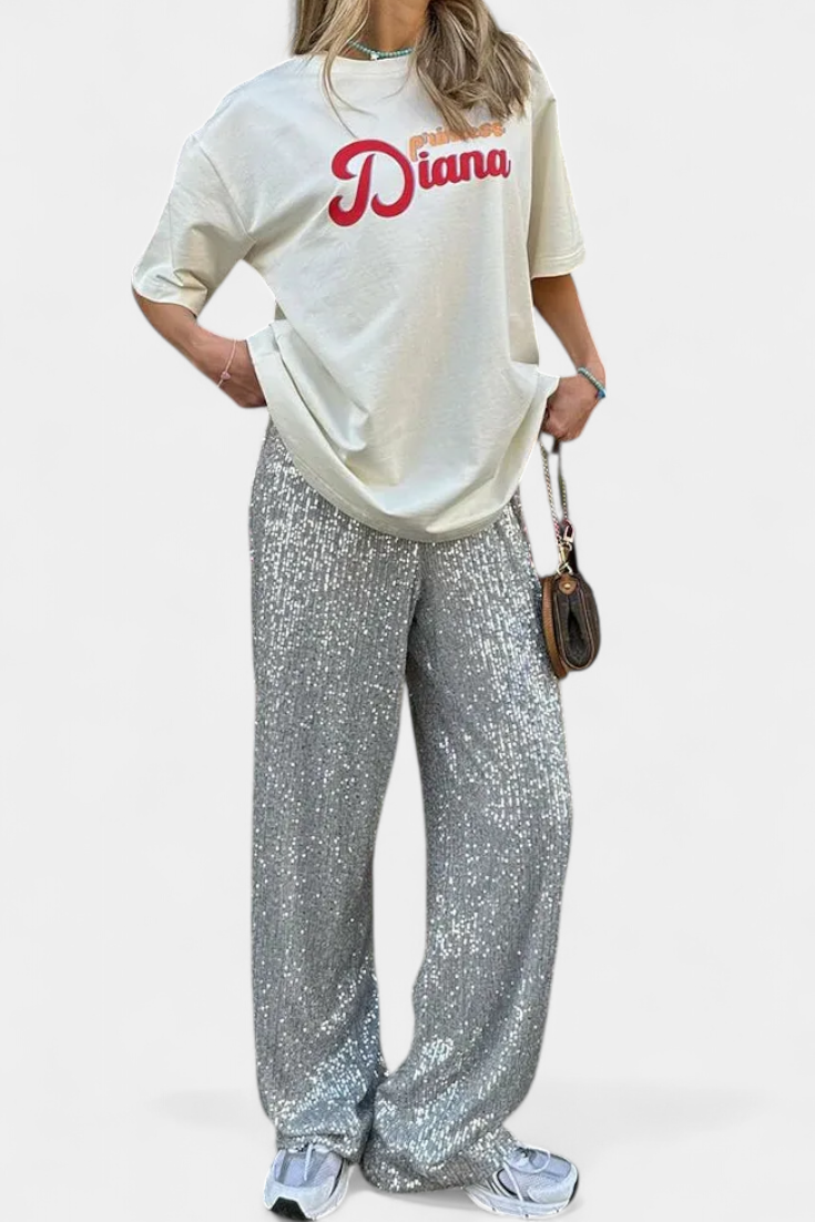 Pantalones de Lentejuelas Elva™